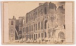 Right angle gorge of Ft Sumter—Sally port at right