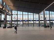 A look towards the bus stands within Belfast Grand Central Station on opening day 2024 BGC Bus stands.jpg