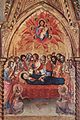 Detail from the triptych The Coronation of the Virgin (1388), tempera on panel, Museo Civico e Diocesano d'Arte Sacra, Montalcino