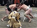 明治神宮例祭奉祝 奉納70回全日本力士選士権大会（2011年10月3日撮影）