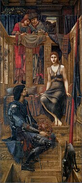 King Cophetua and the Beggar Maid, 1884, by Edward Burne-Jones, currently hangs in the Tate Gallery, London. Burne-jones cophetua.jpg