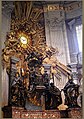 Cathedra Petri, 1656 - 1666, bronz, polychrómovaný mramor, pozlátený štuk, Bazilika svätého Petra, Vatikán