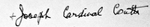 Signature de Joseph Coutts