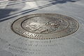 State seal at center of the Circle of Palms