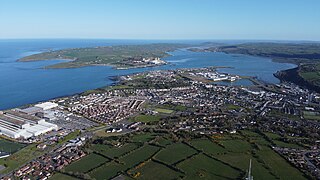 <span class="mw-page-title-main">Larne</span> Town (and civil parish) in County Antrim, Northern Ireland