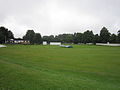View of the ground toward the pavilion.