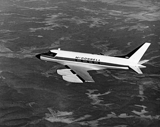 <span class="mw-page-title-main">McDonnell 119</span> Four-engined US business jet prototype, 1959