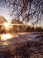 Rivière Nevėžis en hiver