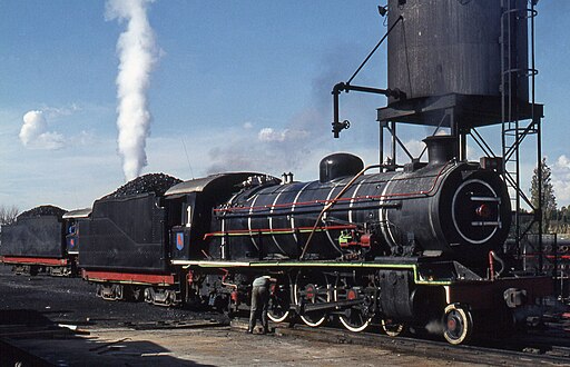 Class 16CR no. 821 as St Helena Gold Mine no. 1, 1981