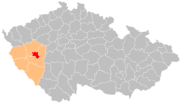 Distret de Plzeň-město - Localizazion