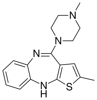 <span class="mw-page-title-main">Olanzapine</span> Atypical antipsychotic medication