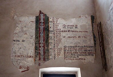 Sala del Calendario Liturgico.