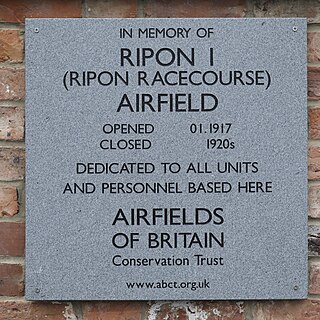 <span class="mw-page-title-main">RAF Ripon</span> Royal Air Force base in Yorkshire, England