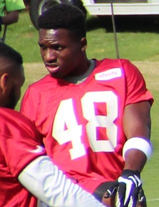 <span class="mw-page-title-main">Robenson Therezie</span> American football player (born 1991)