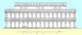 Reconstitution de la façade, Christian Hülsen, 1905