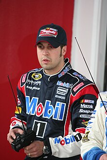 Racing a remote-controlled car before the 2008 season Sam Hornish, Jr. 2008 Daytona.jpg