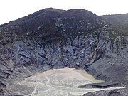 Bovenaanzicht van Tangkuban Perahu