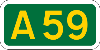 <span class="mw-page-title-main">A59 road</span> Road in Northern England