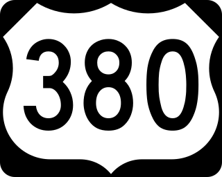 <span class="mw-page-title-main">U.S. Route 380</span> Highway in the United States