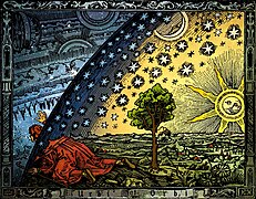 Gravure sur bois de Flammarion, style Renaissance