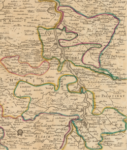 The Prince-Bishopric of Speyer circa 1700