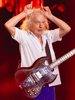 <span class="mw-page-title-main">Angus Young</span> Australian musician; lead guitarist of AC/DC