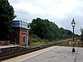 The watering crane stood at the end of platform 2 waiting to water the next steam engine.