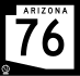 1973 SR 76 route marker