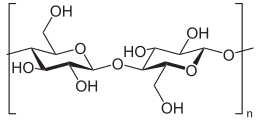 Celulozes struktūrformula