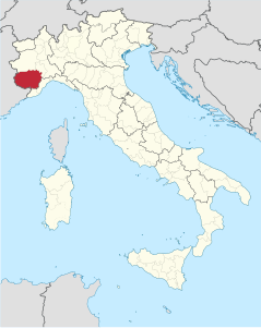 Provincia di Cuneo – Localizzazione