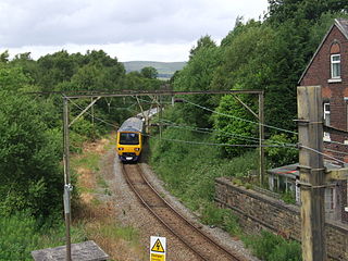 <span class="mw-page-title-main">Glossop line</span> Railway line in Greater Manchester and Derbyshire, England