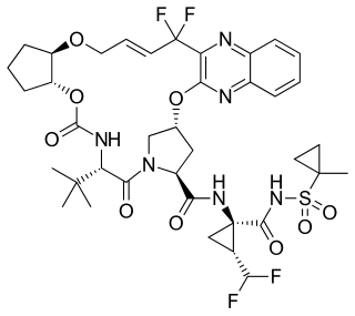 <span class="mw-page-title-main">Glecaprevir</span> Chemical compound