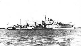 HMS <i>Havelock</i> (H88) British H-class destroyer