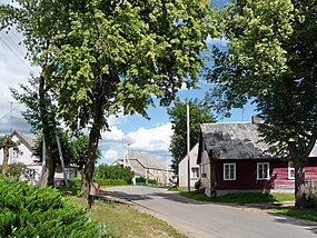 Вуліца Нёманская (Nemuno) у Круках