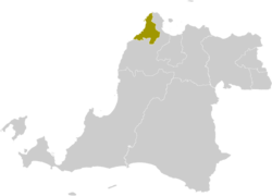 Location within Banten