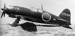 <span class="mw-page-title-main">Mitsubishi J2M</span> Japanese land-based interceptor aircraft