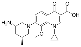 <span class="mw-page-title-main">Nemonoxacin</span> Chemical compound