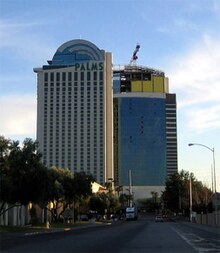 Photo of the Palms hotel tower and the new Fantasy Tower. Palmshotelasvegas.jpg