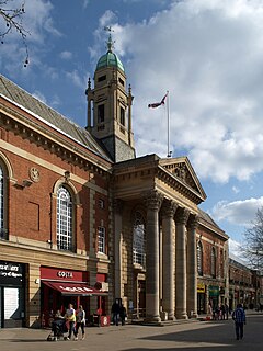 Peterborough Town Hall Municipal building in Peterborough, Cambridgeshire, England