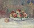 Eksempel på stilleben: Ferskner af Pierre-Auguste Renoir