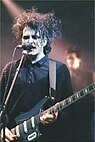 Robert Smith while on tour in 1989