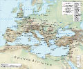 Roman Empire (27 BC-476 AD) in 125 AD.