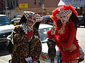 Sister Stigmata Hari (left) and Sister Lotti Da at a charity event sponsored by the New York City chapter.