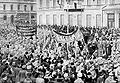 Image 51Soldiers marching in Petrograd, March 1917 (from Russian Revolution)