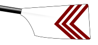 Image showing the rowing club's blade colours