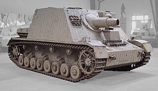 <span title="German-language text"><i lang="de">Brummbär</i></span> German heavy assault gun