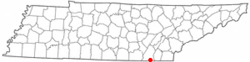 Location of East Brainerd, Tennessee