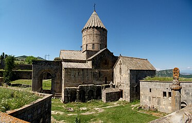 The monastic complex from a closer view