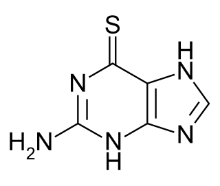 <span class="mw-page-title-main">Tioguanine</span> Chemical compound