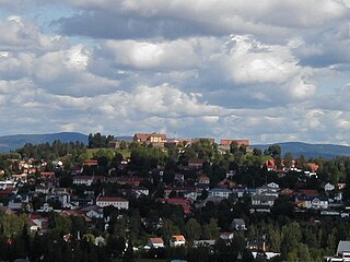 Kongsvinger Fortress building in Kongsvinger, Hedmark, Norway